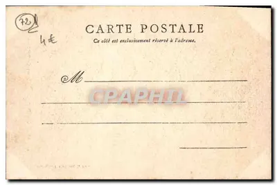 SARTEHE — Brama Zamku Verdelle — Fototypia J. Porrérier, Le Mans — Rewers