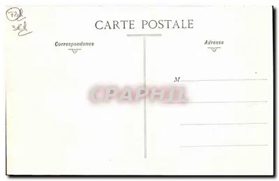 Zamek LUDE — Strona Jean Daillon — G. Thévenin, La Flèche — Rewers