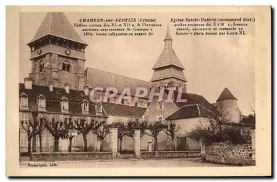 Chambon-sur-Voueize (Creuse) — Igreja de Santa Valéria (monumento histórico) — Ausscigne, editor