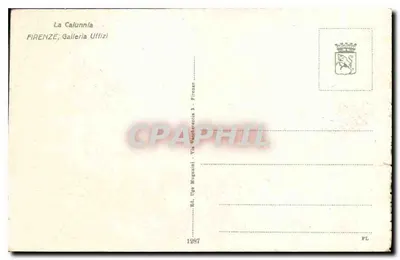 ला कैलुन्निया — गैलेरिया डेल्ली ओफ्फिज़ि — फिरेंज़े — पीछे