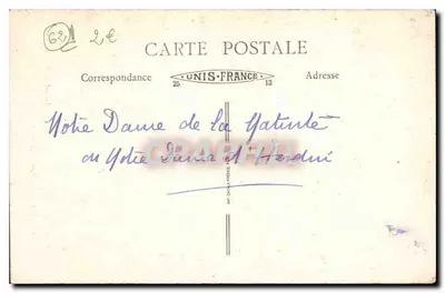 Hesdin (P.-de-C.) - Chór kościoła — wydawca Herbay, n°9 — Rewers