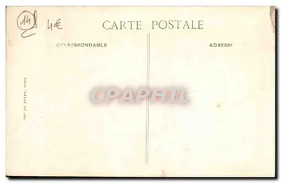 Calais — Nowy Ratusz — Front na Boulevarze Jacquard — Wydawca Lefebvre, w Calais — Rewers