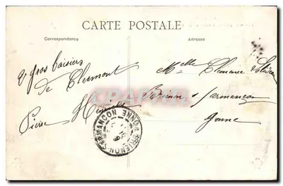 Clermont-Ferrand — Ogólny widok — L'Auvergne, nr 831 — Rewers