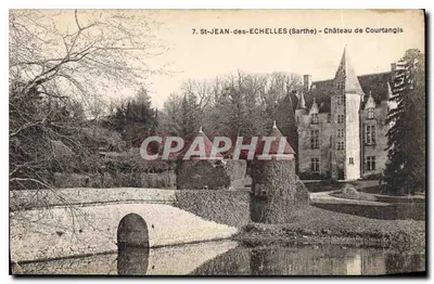 St-Jean-des-Echelles (Sarthe) — Castelo de Courtangis — editor A. Dolbeau, Le Mans