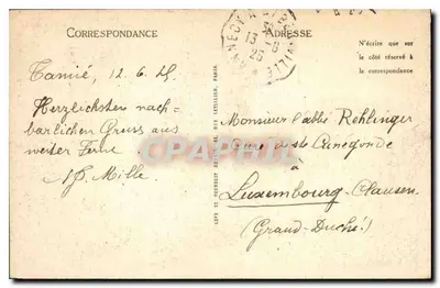 Abbaye de Tamié — Widok z kamienia Trzech Biskupów — Wydawca: , nr 82 — Rewers