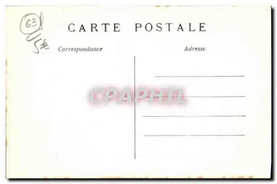 Clermont-Ferrand (P.-de-D.) — Sujets pétrifiés — L'Hirondelle, Paris — Verso
