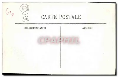 Clermont-Ferrand — Algemene uitzicht en het Puy de Dôme — LL. — Achterkant