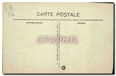 Clermont-Ferrand — Plac Jaude — G. d'O. — Rewers