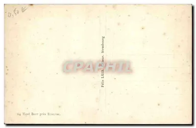 Ruiny zamku — widok panoramiczny — Félix LUB, wydawca w Haut Barr niedaleko Saverne — Rewers