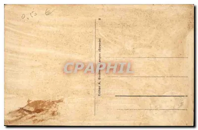 Cartolina d'epoca Verdelais Gironde — Verso