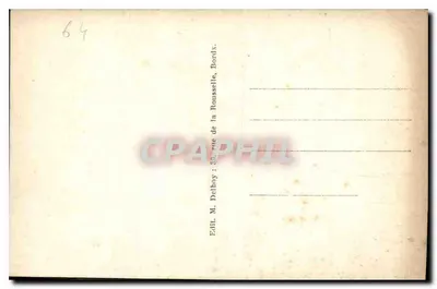 Biarritz - Plaża Port-Vieux — wydawca M. Dalbouy, Bordx, nr 720 — Rewers