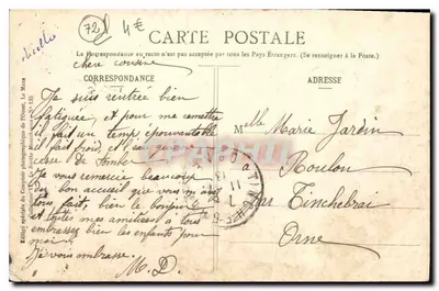 O Castelo da Justiça - Vibraye — Cliché J. Garczynski — n°135 — Verso