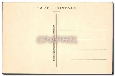 Mattaincourt - Bazylika i Presbiterium św. Piotra Fourier, widziane z wyspy — Fototypia Daniel Dalboy, Mirecourt — Rewers
