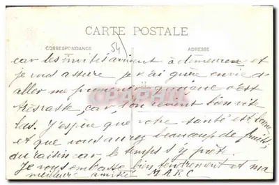 Gerbéviller — Um canto do Castelo — Verso