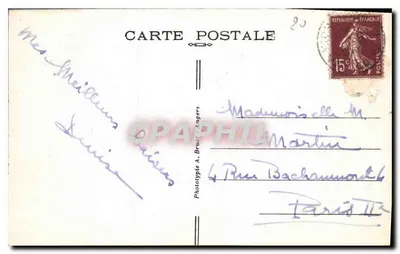 Lannion (C.-du-N.) — Spoczywająca Panią z Yaudet — A. B. — Rewers