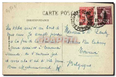 Okrągłość Mont-Dore — Ogólny widok Murols i Zamek — LL. — N° 108 — Rewers