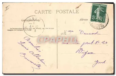 Arles — Aleja Aliscamps — Grobowiec Konsulów — Zbiór J. Poirey — Rewers