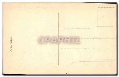 Beaune (M.-et-L.) — Castelo das Bruères — editor A. B. Angers — Verso