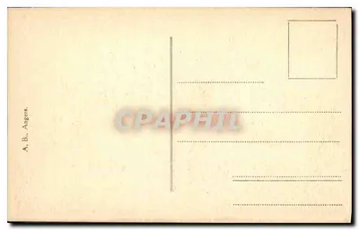 La Jumellière (M.-st-L.) — Castello di la Faultrière — A. B. Angers — Verso