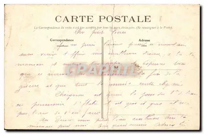 Le Champ (M.-et-L.) — Interior da Igreja — E. Georges, lib. - Angers — Verso