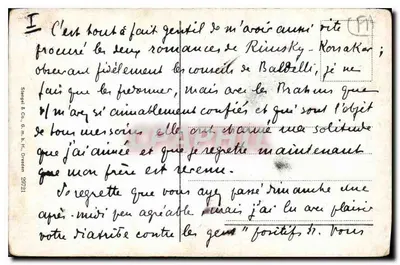 Giovane donna con i capelli ricci — Mignon — editore Kielbling — Verso