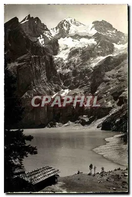 Lago Oeschinen — Blümlisalp — editor Molt & Cyper, Adelboden