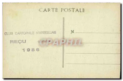 MARSEILLE - Kasa Oszczędności (Place Estrangin) - I P. — Rewers