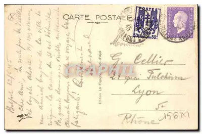 Belfort — Porta de Brisach (Construída por Vauban) — Edição La Cigogne, Val-d'Ajol — Verso