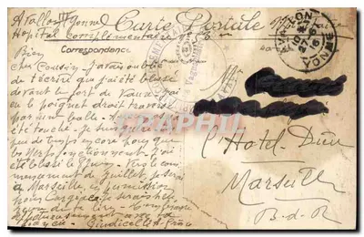 Avallon — Widok z Cousin-la-Roche — LL — Rewers