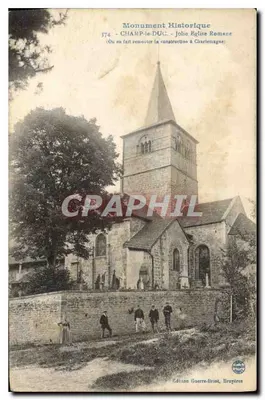 Igreja romana de Champ-le-Duc — Monumento histórico — Edição Guerre-Briot, Bruyères