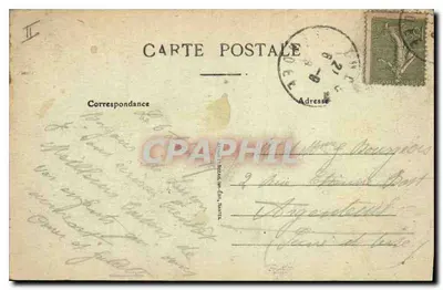 Luçon (Vendée) — Efekt śniegu w Ogrodzie Publicznym — Rewers