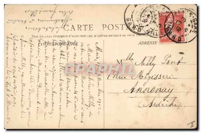 Aigues-Mortes — Toren van Constancia — B. F. Chalon-saône — Achterkant
