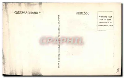 AIGUES-MORTES — A Torre de Constance — editor Lévy & Neurdein, n° 11 — Verso
