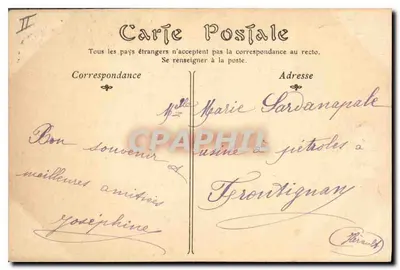 AIGUES-MORTES — A Carbonnière — ND Phot — Verso