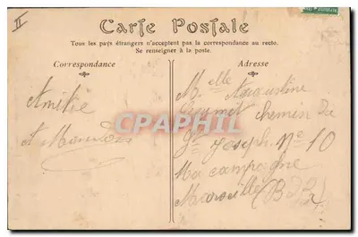AIGUES-MORTES — A Porta da Marinha — Editor não visível — Verso