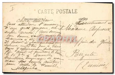 Rennes — O Liceu de Meninas — As G. — Verso