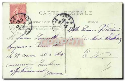 Rennes — A Catedral — LL. — Verso