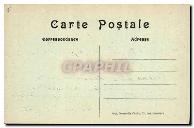 Rennes — Katedra Najświętszej Maryi Panny — Wydanie specjalne G. Frantz & Cie — Rewers