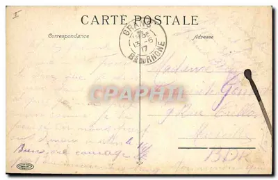 Saint-Rémy — As Antiguidades — Editor não identificado, número de série não visível — Verso