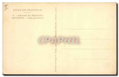 Sormiou — Widok ogólny — Tardy — Rewers