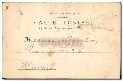 Cassis — Calanque Port-Miou — widok panoramiczny — Almudé, nr 1666 — Rewers