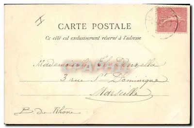 Calanque de Port-Miou — widok panoramiczny — A. Ruat, n°1 — Rewers