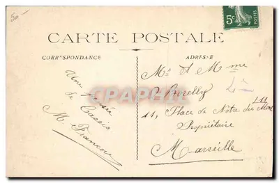 CASSIS - Calanque de Port-Miou — Wydawnictwo Passedat — Rewers