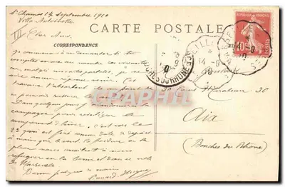 Wejście do kalanki Port-Miou (Cassis) — kartka pocztowa n°2 — wydawca nie widoczny — Rewers