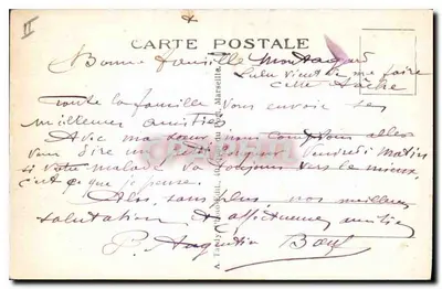 Cassis-sur-Mer — Widok na kalankę Port-Pin — Wydawca nieznany — Rewers