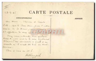 Dno kalanki En Vau — Marsylia — wydawca nieznany, nr serii 34 — Rewers