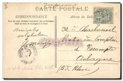 Cassiss - Calanque d'En-Vau - L'Aiguille — 1665 — Achterkant
