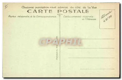 PLOUMANACH — Castillo de Costadères — A. B. — Reverso