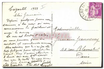PLOUMANACH - Zamek Costaères i Oratoriump Saint-Guirec — Rewers