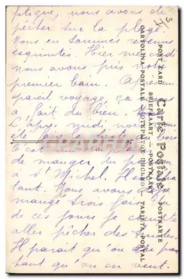 PLOUMANAC'H (Côtes-du-Nord) — Jaskinia Gnoma — ND Phot. — Rewers